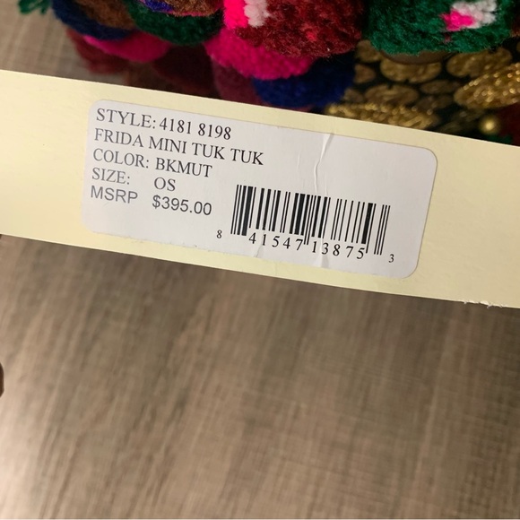 NWT FIGUE Frida Mini Tuk Tuk Tote bag Multicolor OS - Picture 10 of 13